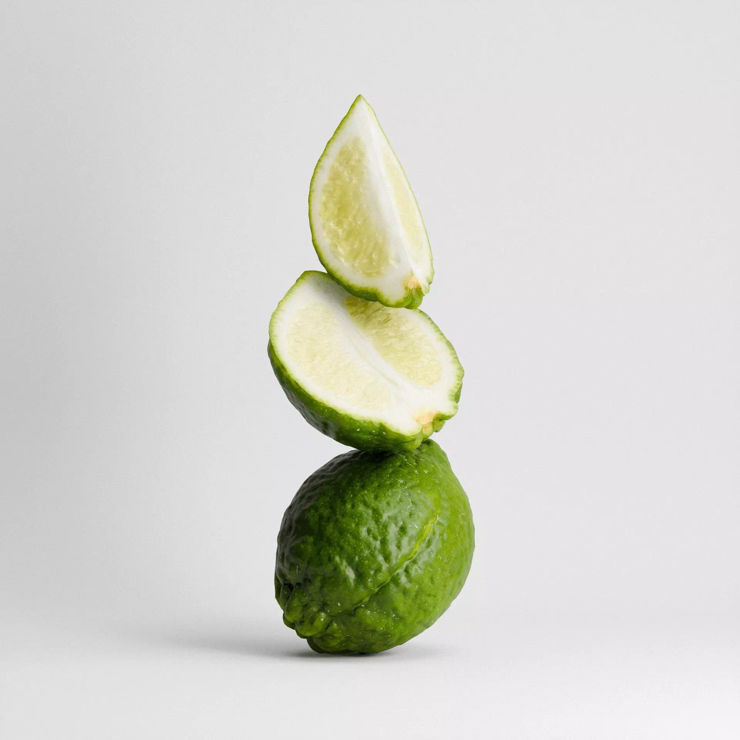 Limes 3D Model – Low Poly PBR Fruit Asset, FBX & OBJ Formats - View 3