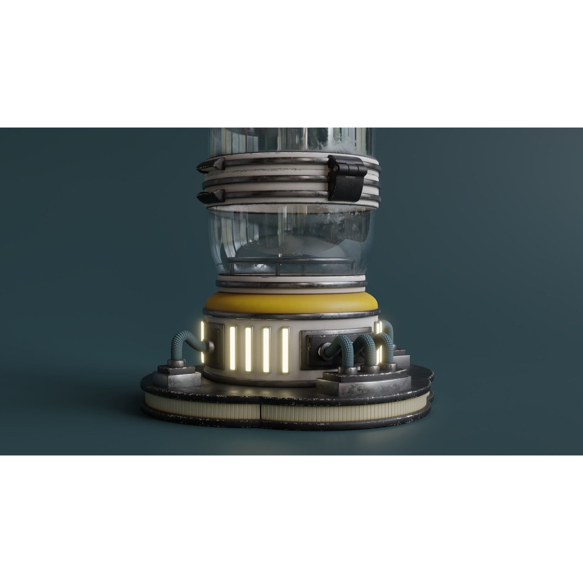 Sci-Fi Incubator - Low-Poly Game-Ready 3D Model