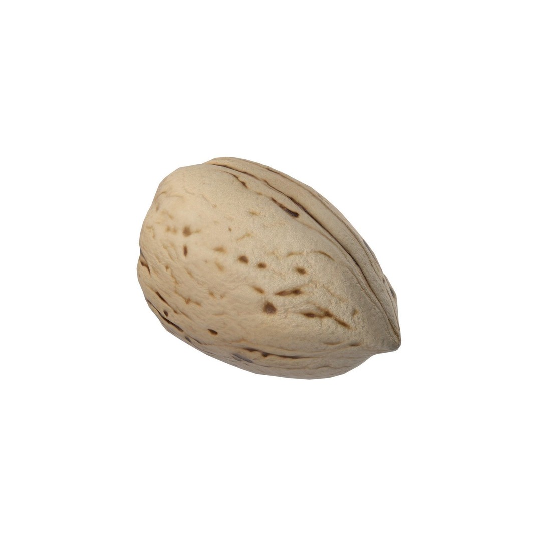 Almonds Collection 3D Model – Low Poly Food Asset, Blender, FBX, OBJ - View 10