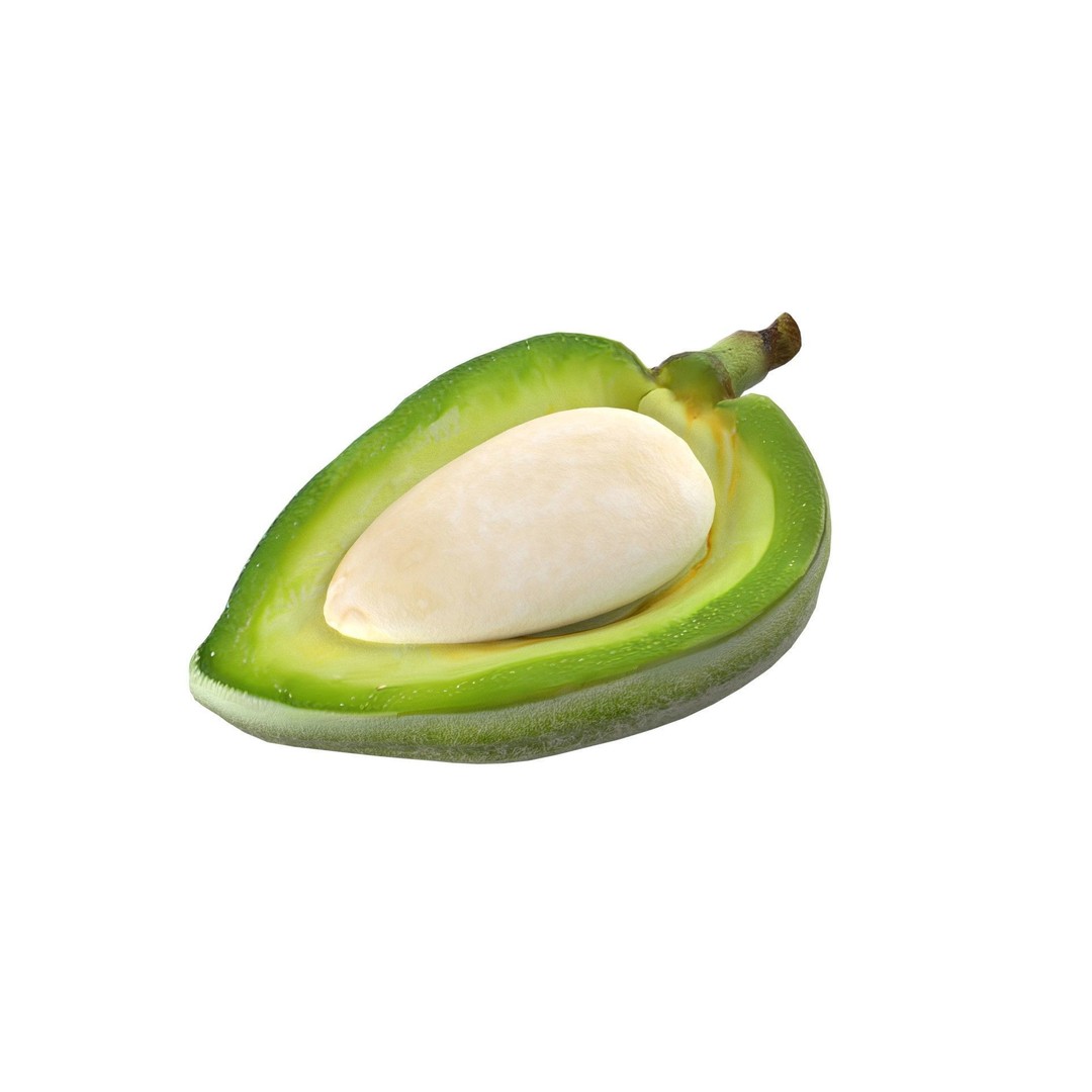 Almonds Collection 3D Model – Low Poly Food Asset, Blender, FBX, OBJ - View 20