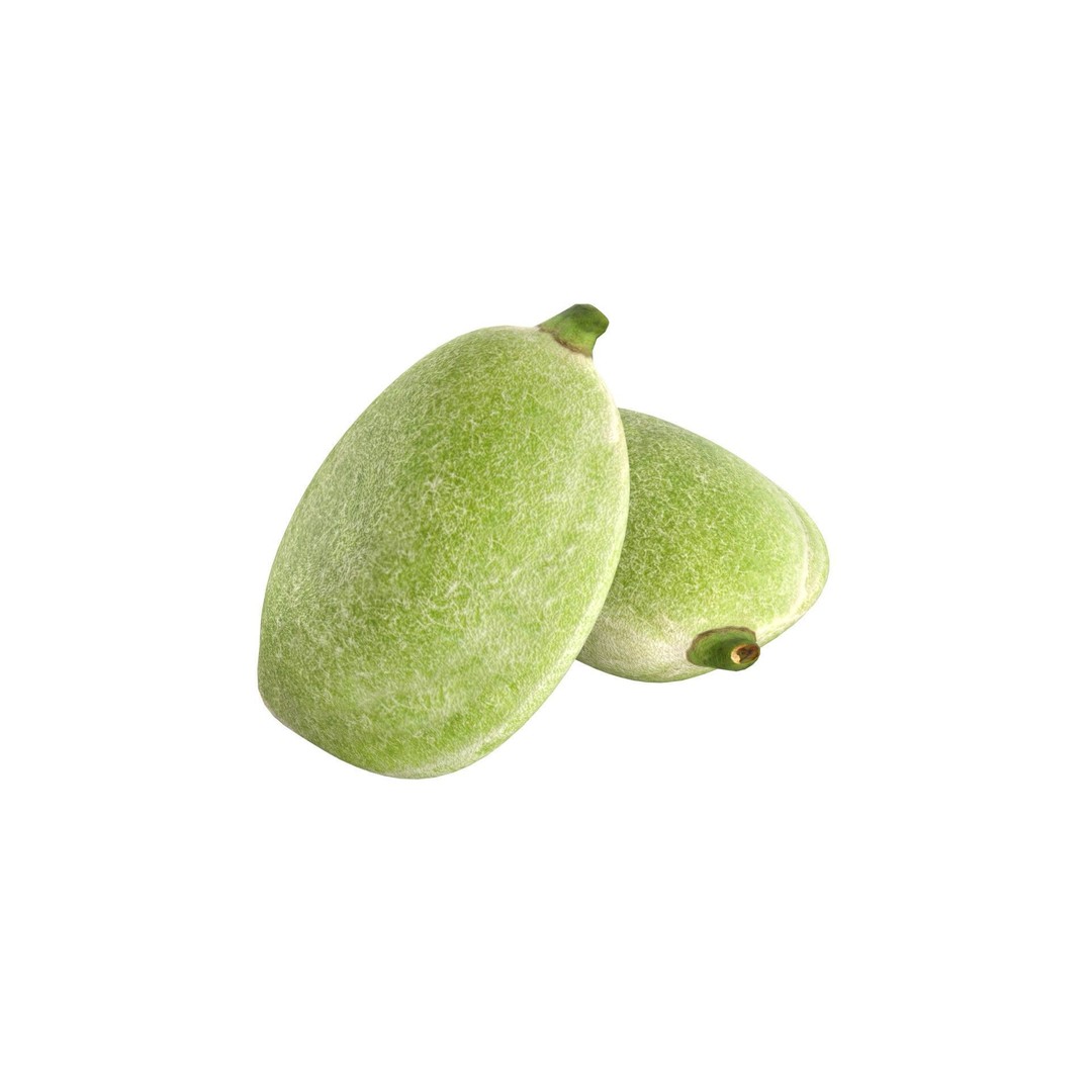 Almonds Collection 3D Model – Low Poly Food Asset, Blender, FBX, OBJ - View 21