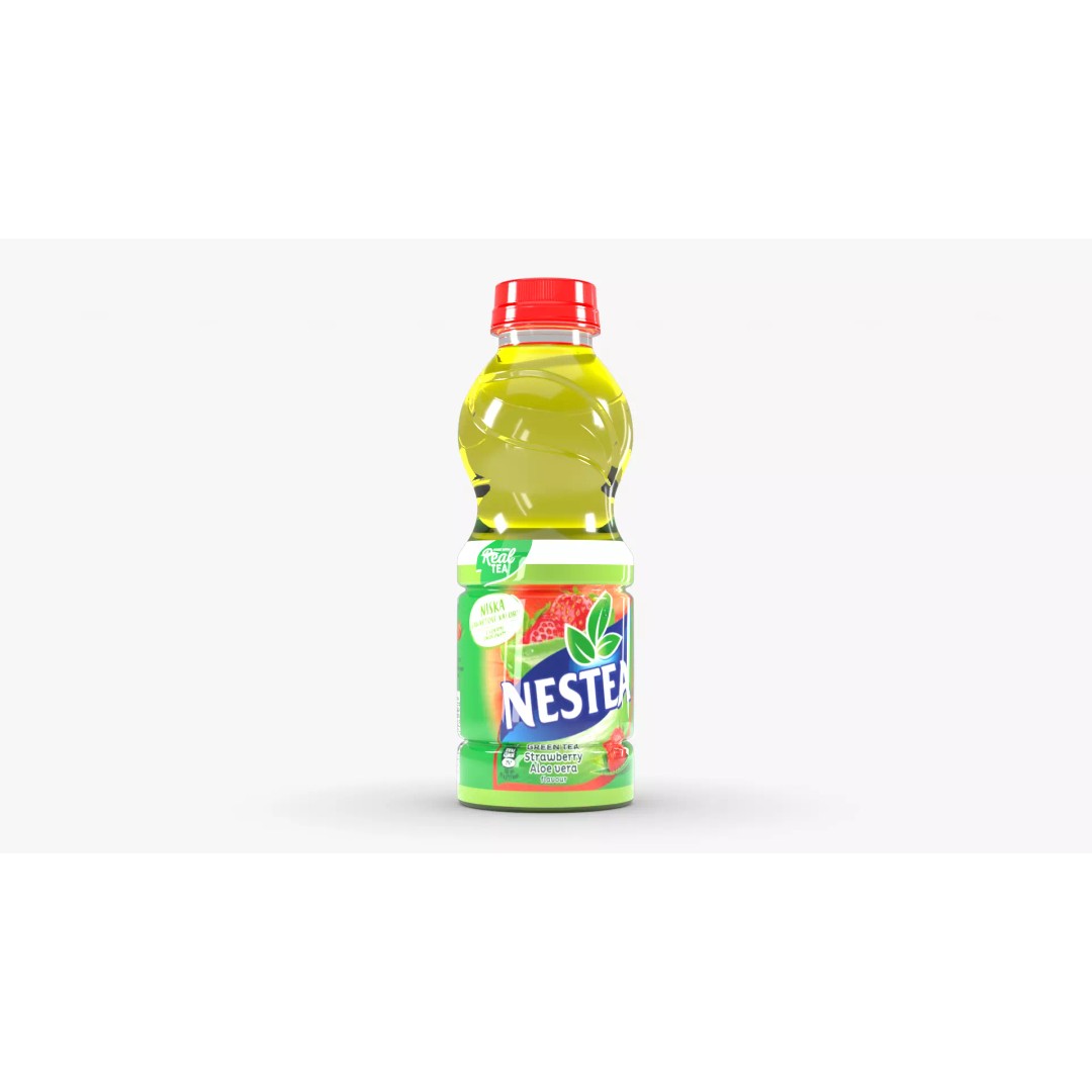 Nestea Strawberry 3D Model – Low Poly PBR Beverage Asset, FBX - View 2