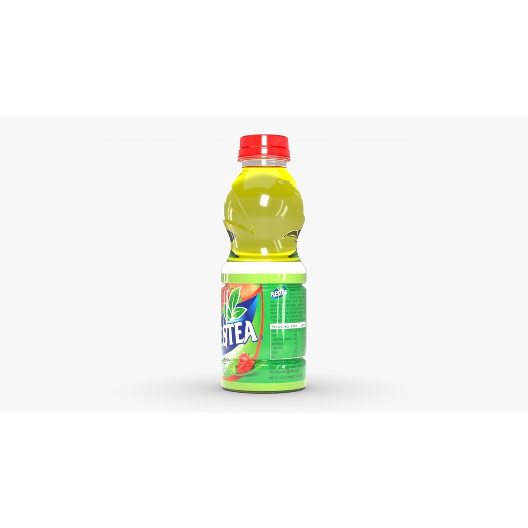 Nestea Strawberry 3D Model – Low Poly PBR Beverage Asset, FBX - View 3