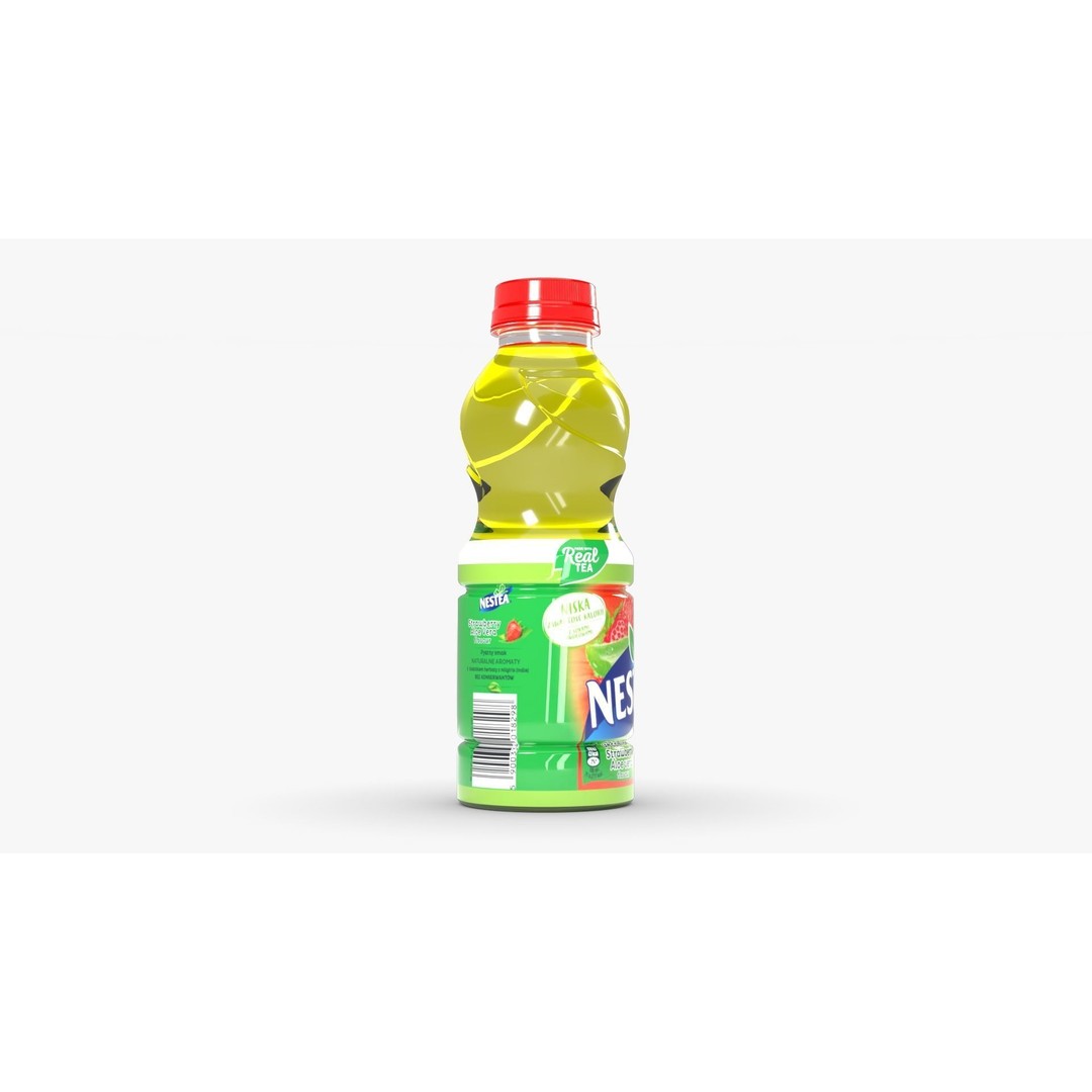 Nestea Strawberry 3D Model – Low Poly PBR Beverage Asset, FBX - View 6
