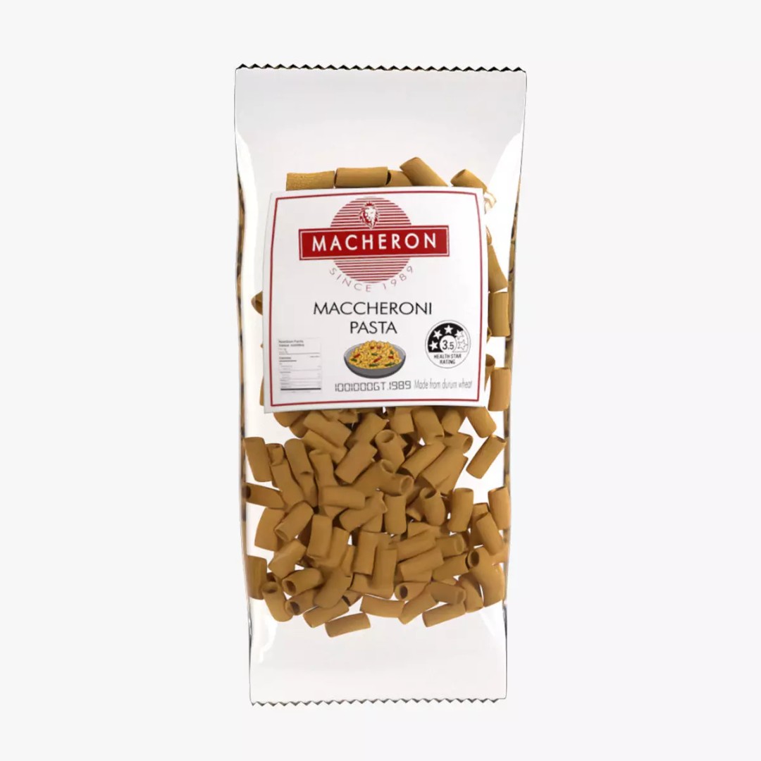 Maccheroni Pasta 3D Model – Realistic PBR Asset for Blender - View 2
