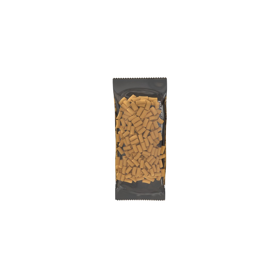 Maccheroni Pasta 3D Model – Realistic PBR Asset for Blender - View 8