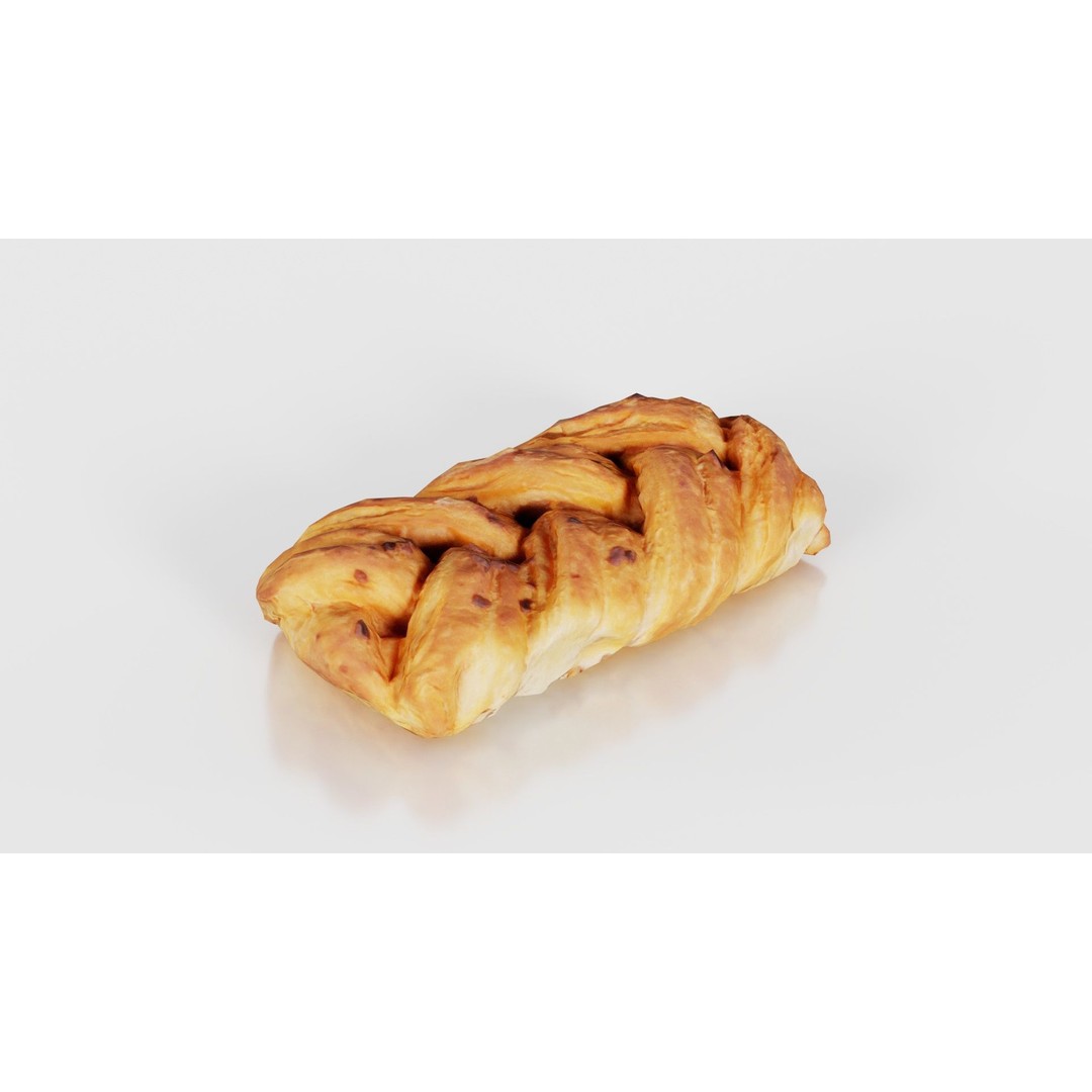 Crispy Honey Cake 3D Model – Low Poly Food Asset, FBX, Blender - View 17