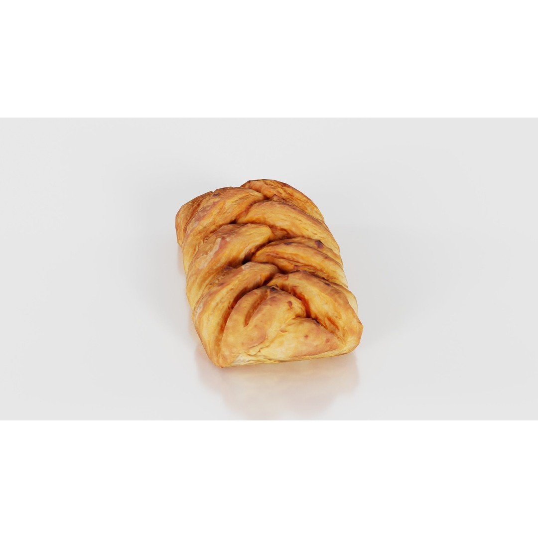 Crispy Honey Cake 3D Model – Low Poly Food Asset, FBX, Blender - View 19