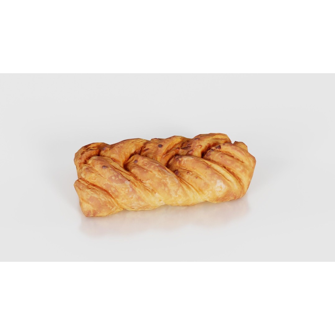 Crispy Honey Cake 3D Model – Low Poly Food Asset, FBX, Blender - View 22