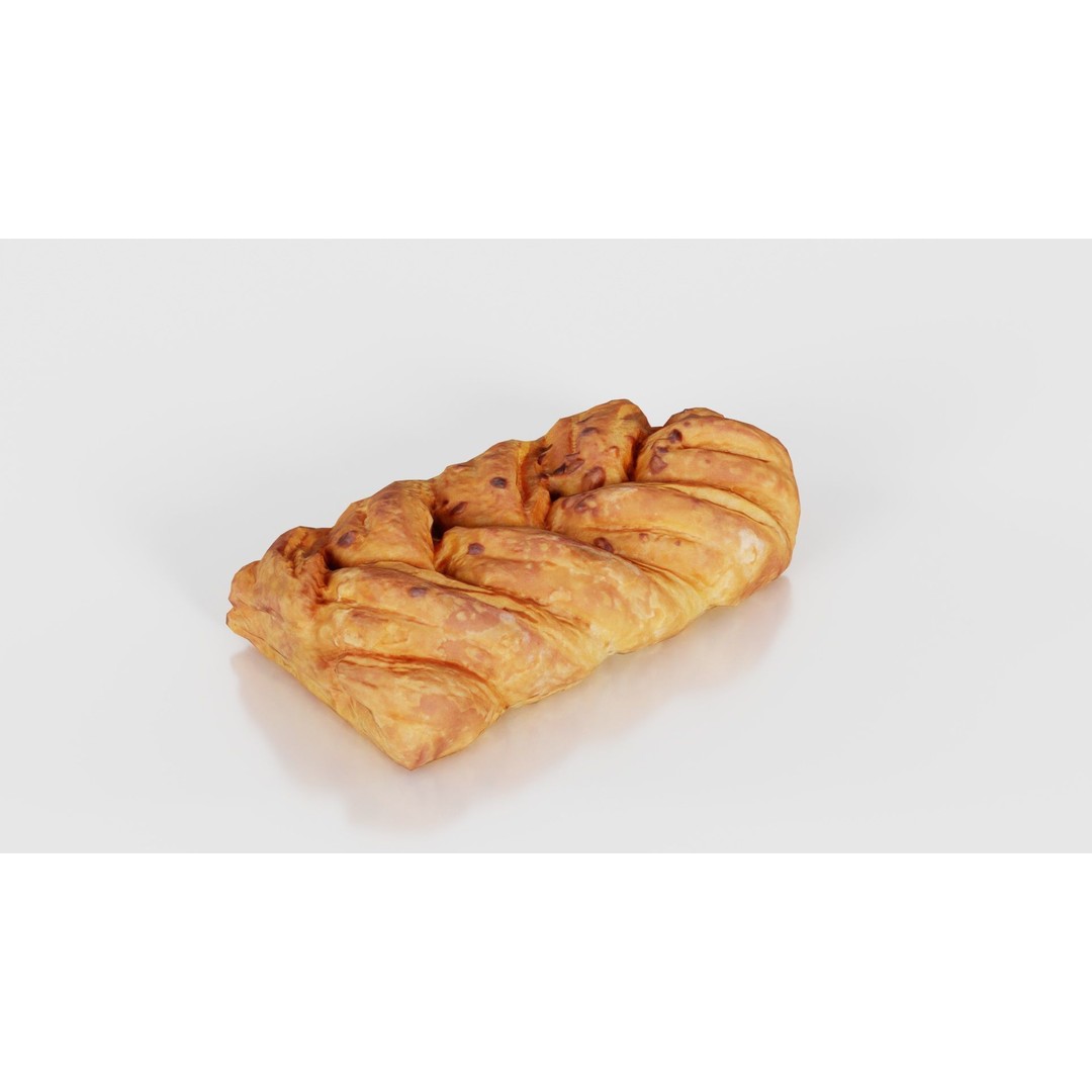 Crispy Honey Cake 3D Model – Low Poly Food Asset, FBX, Blender - View 23