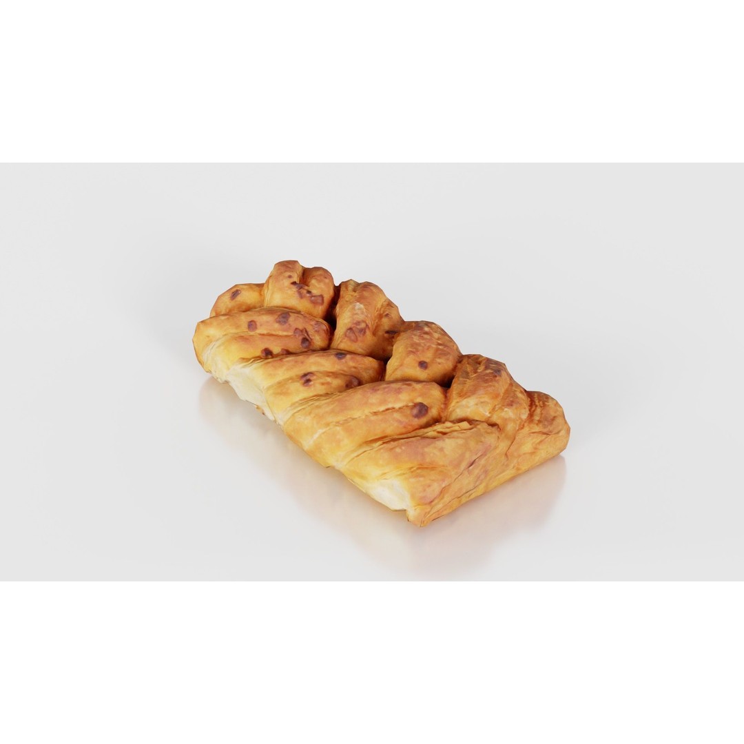 Crispy Honey Cake 3D Model – Low Poly Food Asset, FBX, Blender - View 26
