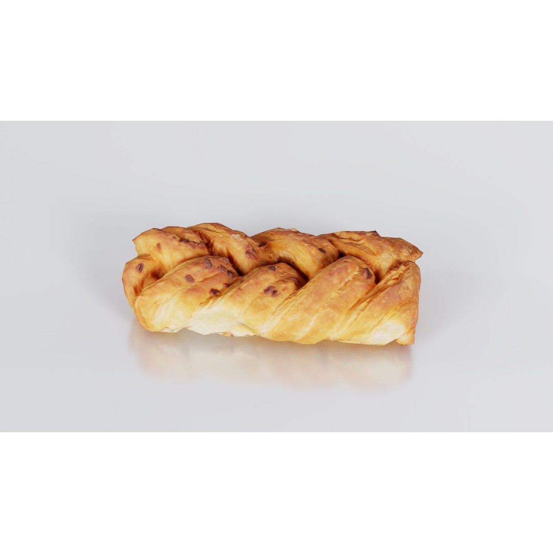 Crispy Honey Cake 3D Model – Low Poly Food Asset, FBX, Blender - View 7