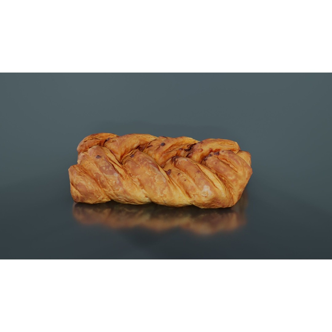 Crispy Honey Cake 3D Model – Low Poly Food Asset, FBX, Blender - View 9