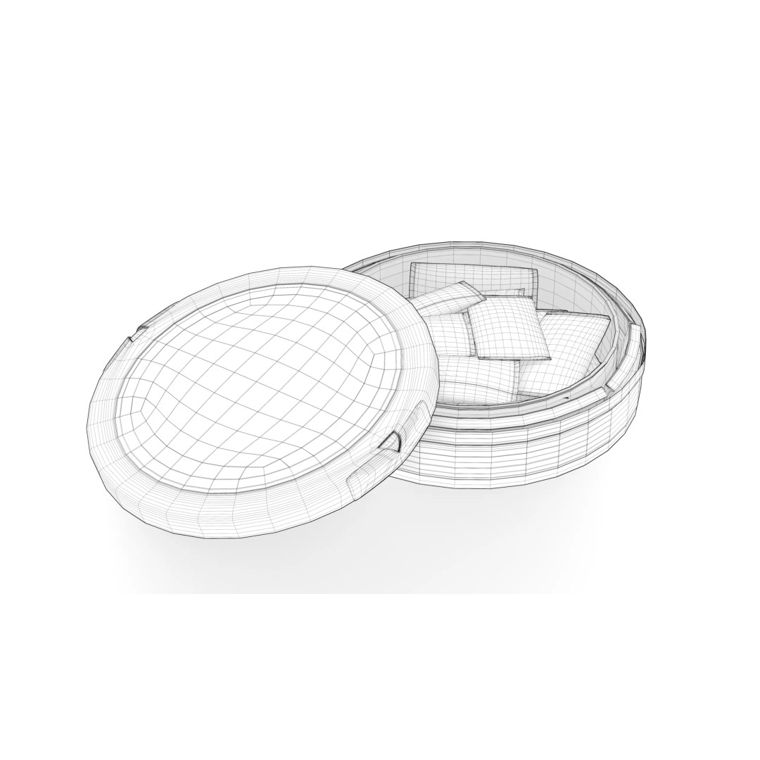 ZYN Nicotine Pouch 3D Model – PBR Game Asset, FBX, Blender - View 4