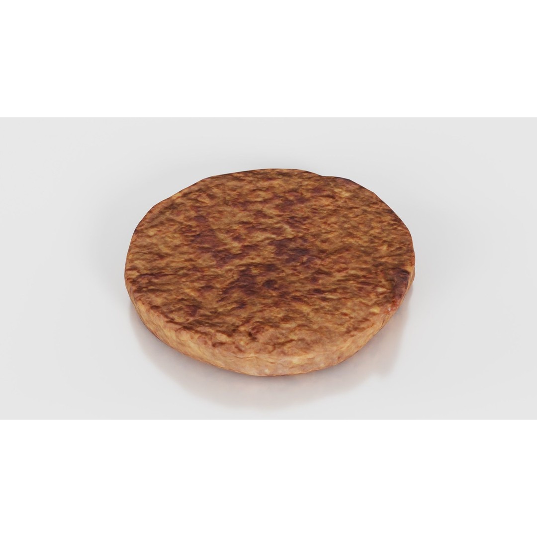 Hamburger 3D Model – Low Poly Photogrammetry Asset, FBX, Blender - View 17