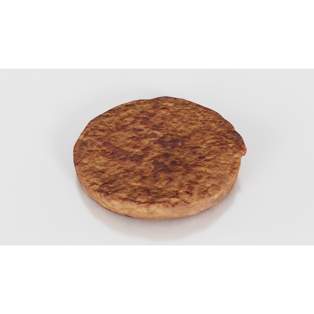 Hamburger 3D Model – Low Poly Photogrammetry Asset, FBX, Blender - View 18