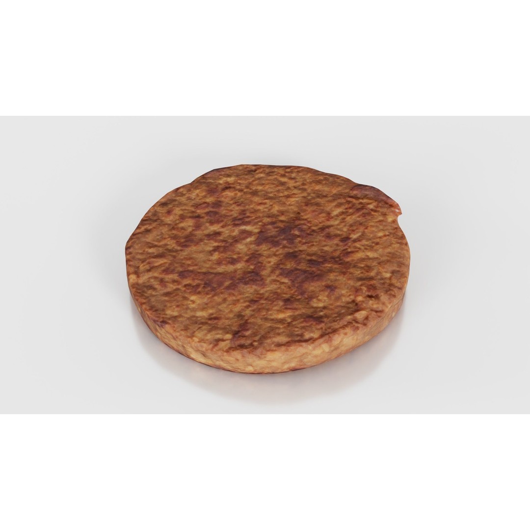 Hamburger 3D Model – Low Poly Photogrammetry Asset, FBX, Blender - View 19