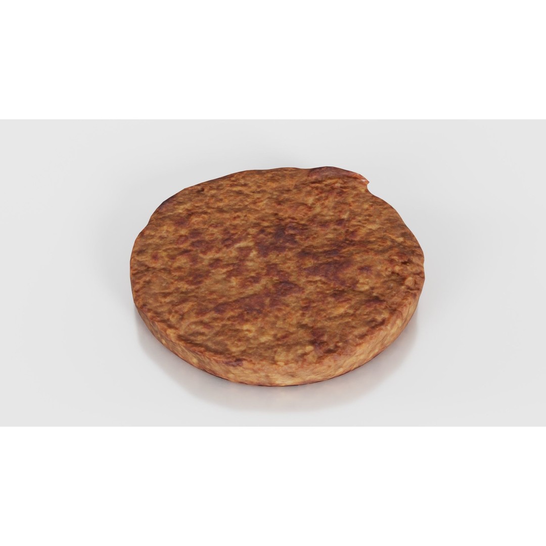 Hamburger 3D Model – Low Poly Photogrammetry Asset, FBX, Blender - View 20