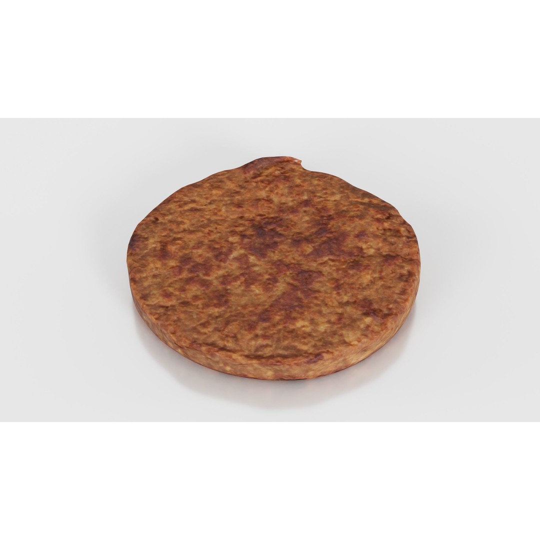 Hamburger 3D Model – Low Poly Photogrammetry Asset, FBX, Blender - View 21