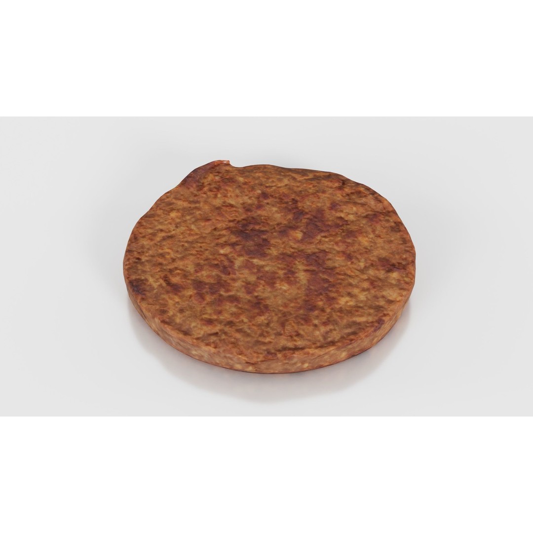 Hamburger 3D Model – Low Poly Photogrammetry Asset, FBX, Blender - View 22