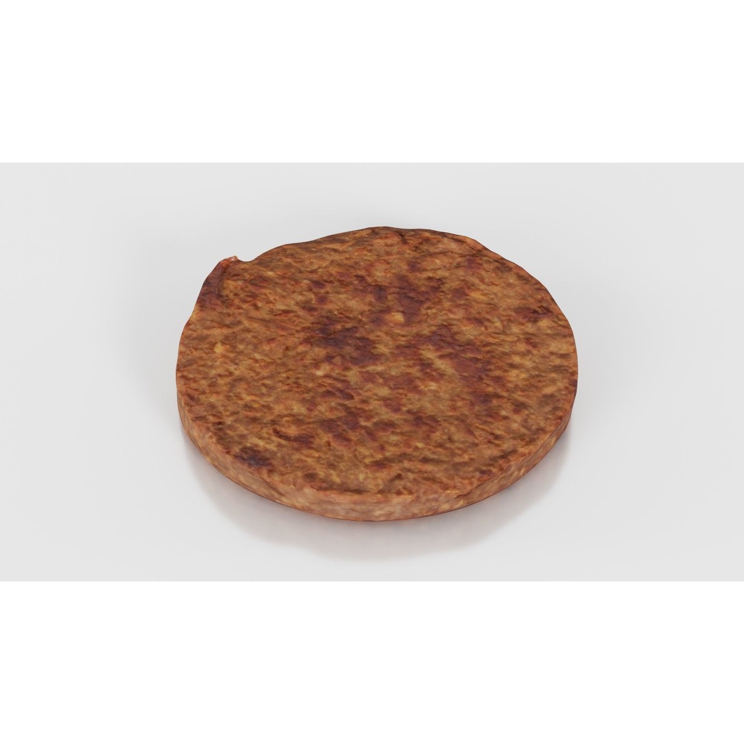Hamburger 3D Model – Low Poly Photogrammetry Asset, FBX, Blender - View 23