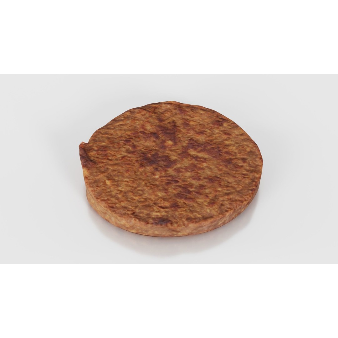 Hamburger 3D Model – Low Poly Photogrammetry Asset, FBX, Blender - View 24