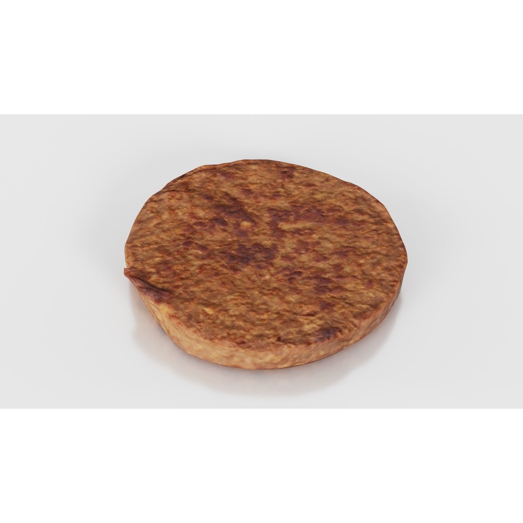 Hamburger 3D Model – Low Poly Photogrammetry Asset, FBX, Blender - View 25