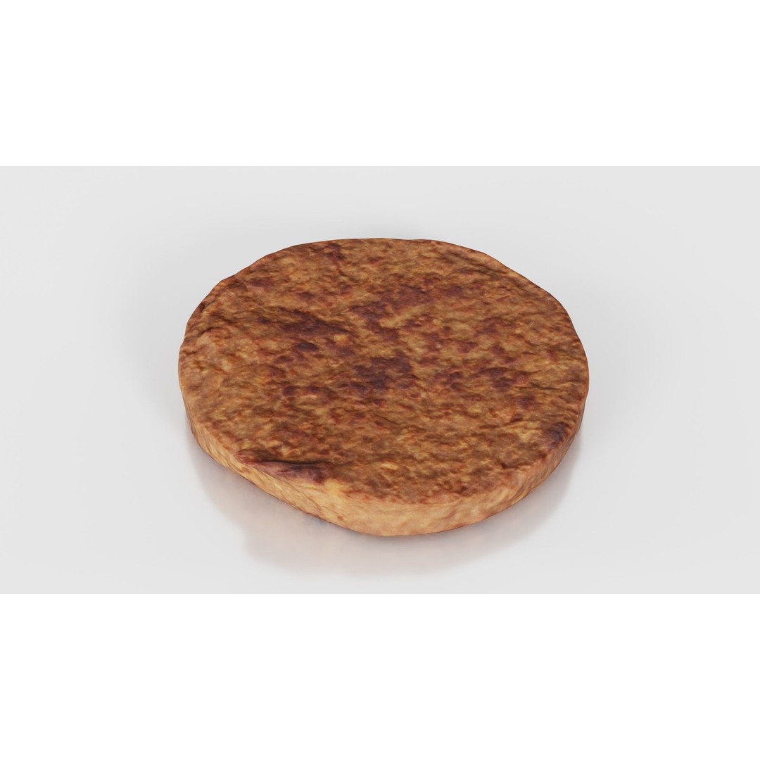 Hamburger 3D Model – Low Poly Photogrammetry Asset, FBX, Blender - View 26