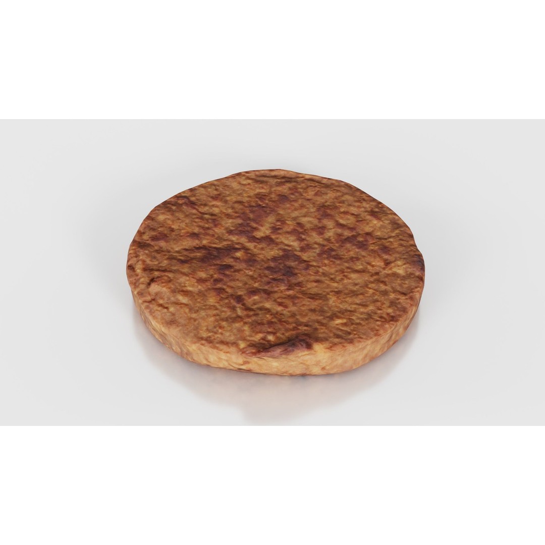 Hamburger 3D Model – Low Poly Photogrammetry Asset, FBX, Blender - View 27