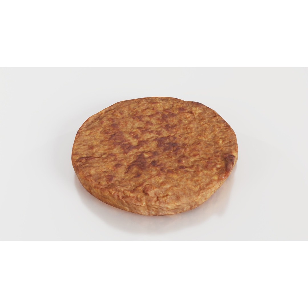 Hamburger 3D Model – Low Poly Photogrammetry Asset, FBX, Blender - View 6