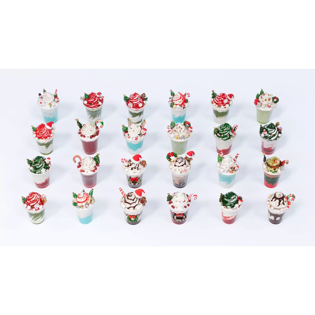 Christmas Beverage 3D Model – PBR Textured Tea and Cream Asset, FBX - View 2