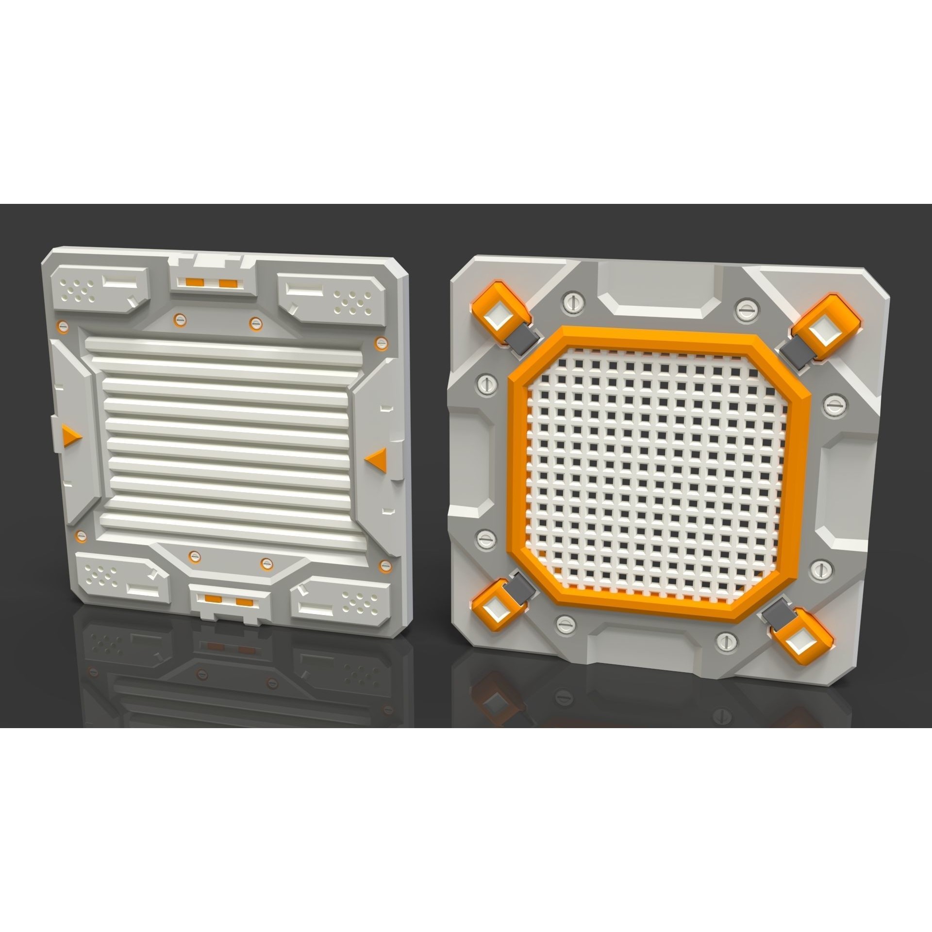 Sci-Fi Panels Collection 3 - Low-Poly Game-Ready 3D Model - View 4