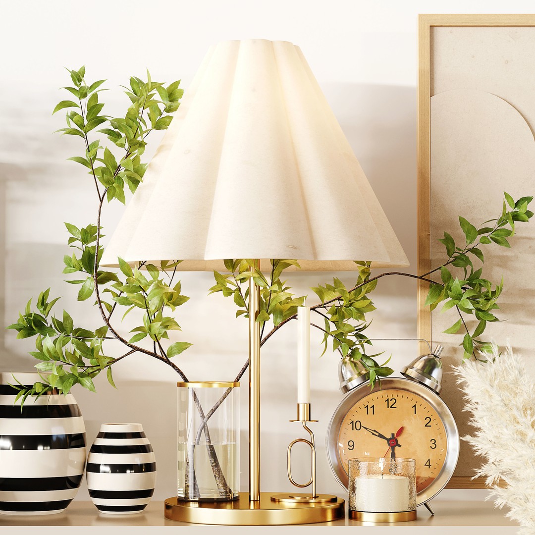 Decorative Set 126 3D Model – High-Quality Architectural Decoration, FBX, OBJ - View 21