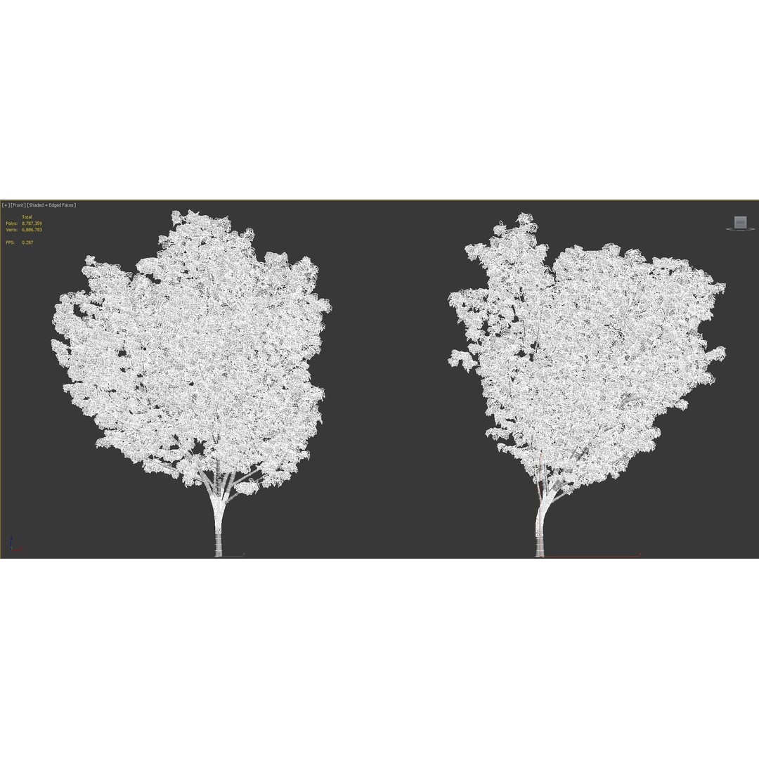 Japanese Plants 3D Model – High-Quality Bush Collection, FBX & GrowFX - View 43