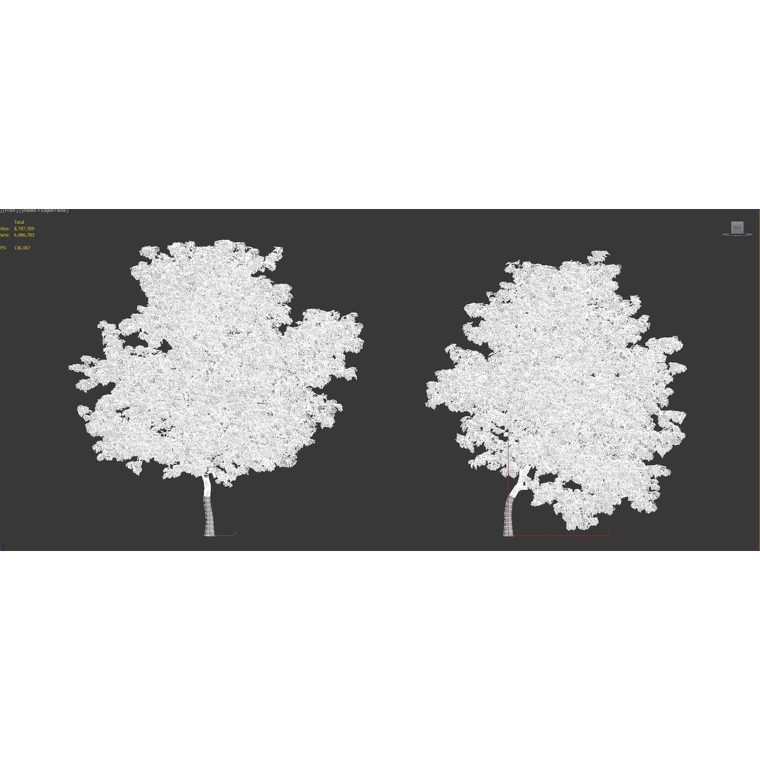 Japanese Plants 3D Model – High-Quality Bush Collection, FBX & GrowFX - View 44