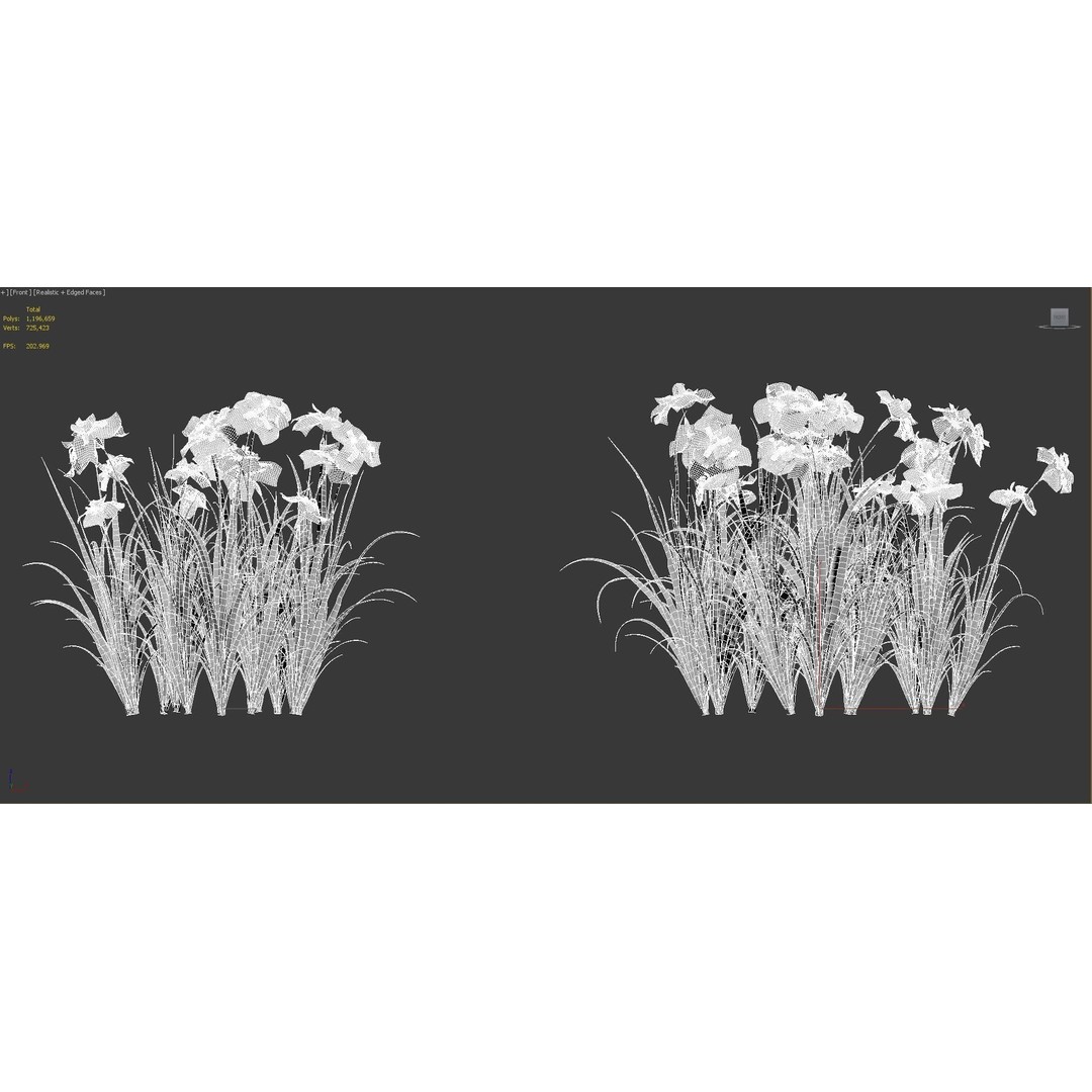 Japanese Plants 3D Model – High-Quality Bush Collection, FBX & GrowFX - View 50