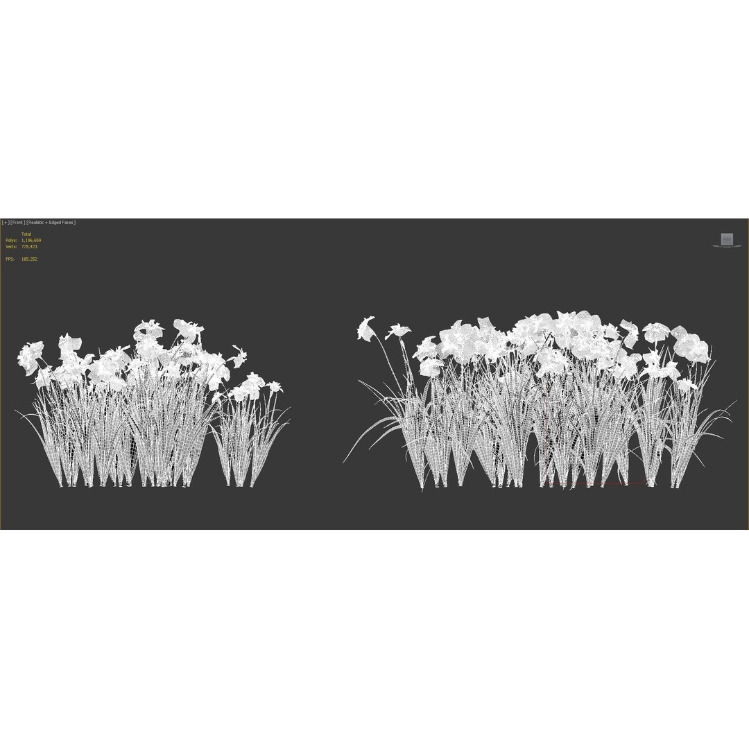 Japanese Plants 3D Model – High-Quality Bush Collection, FBX & GrowFX - View 51