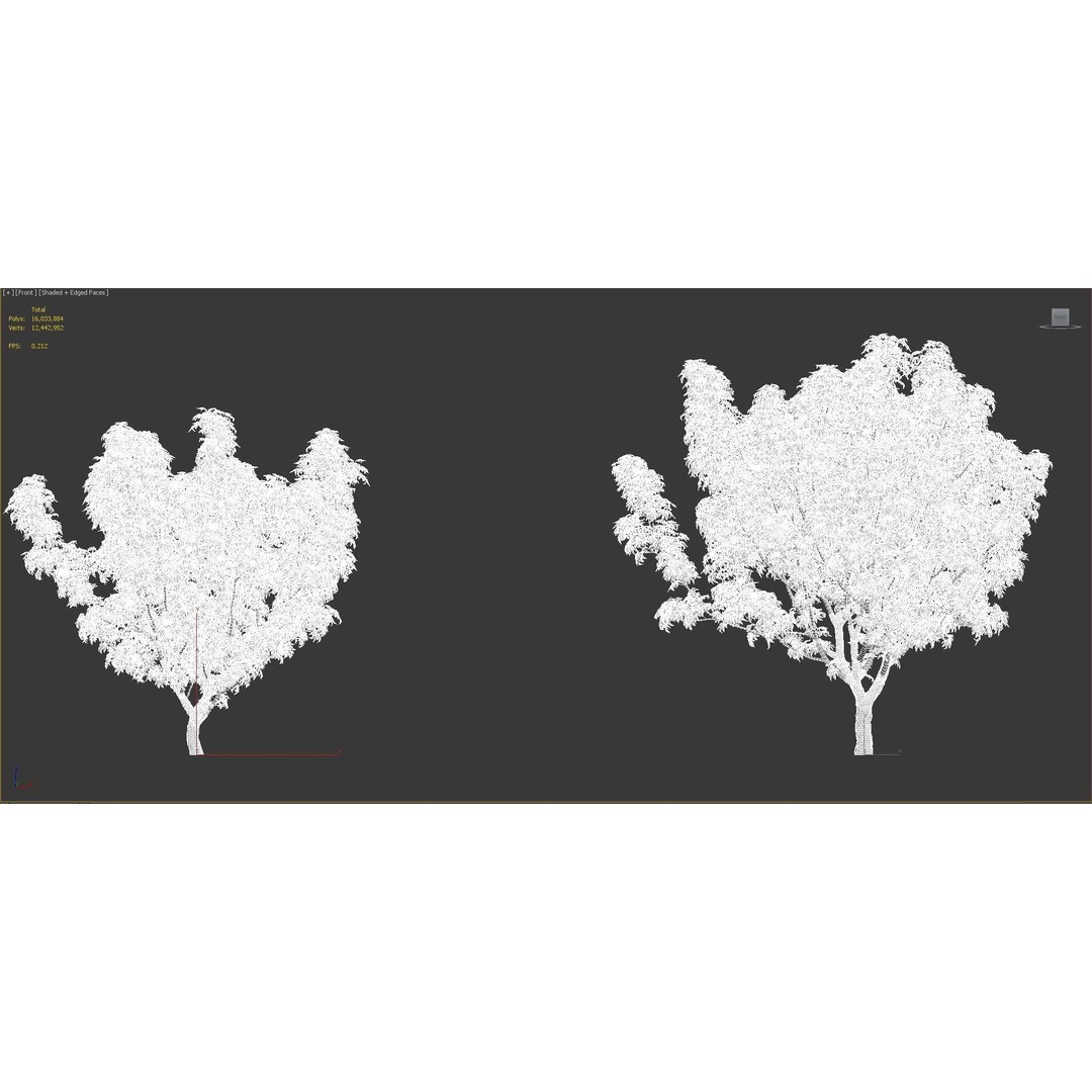 Japanese Plants 3D Model – High-Quality Bush Collection, FBX & GrowFX - View 55