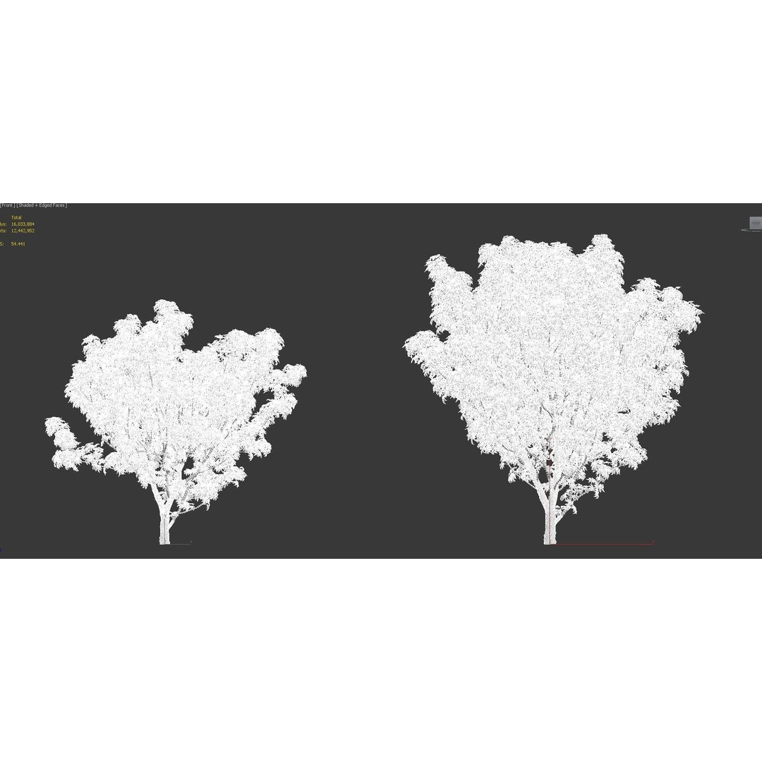 Japanese Plants 3D Model – High-Quality Bush Collection, FBX & GrowFX - View 56