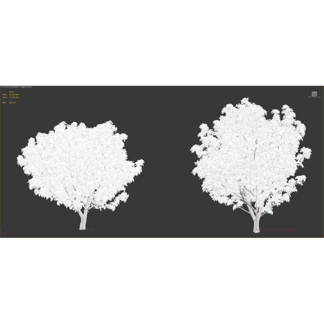 Japanese Plants 3D Model – High-Quality Bush Collection, FBX & GrowFX - View 57