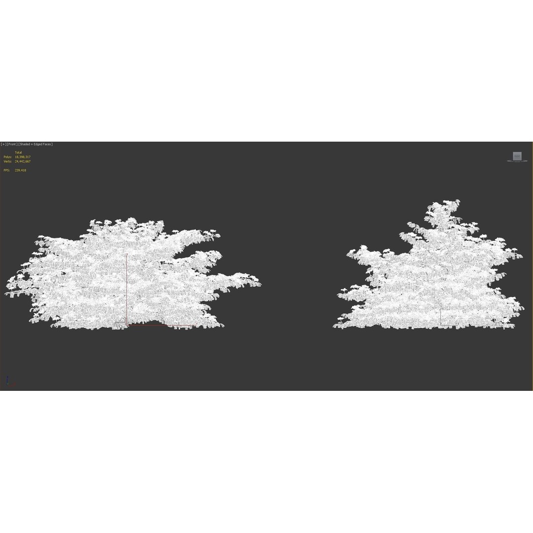 Japanese Plants 3D Model – High-Quality Bush Collection, FBX & GrowFX - View 67