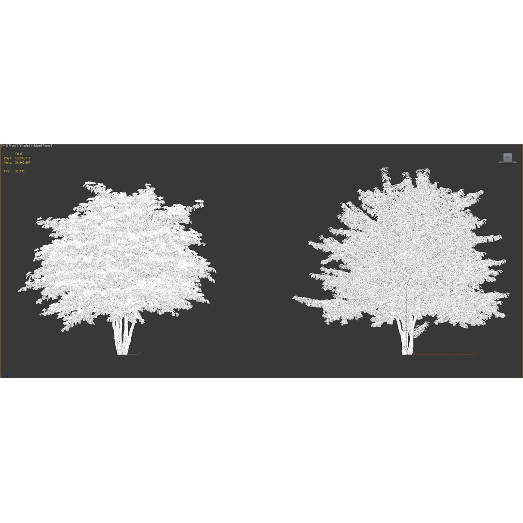 Japanese Plants 3D Model – High-Quality Bush Collection, FBX & GrowFX - View 69
