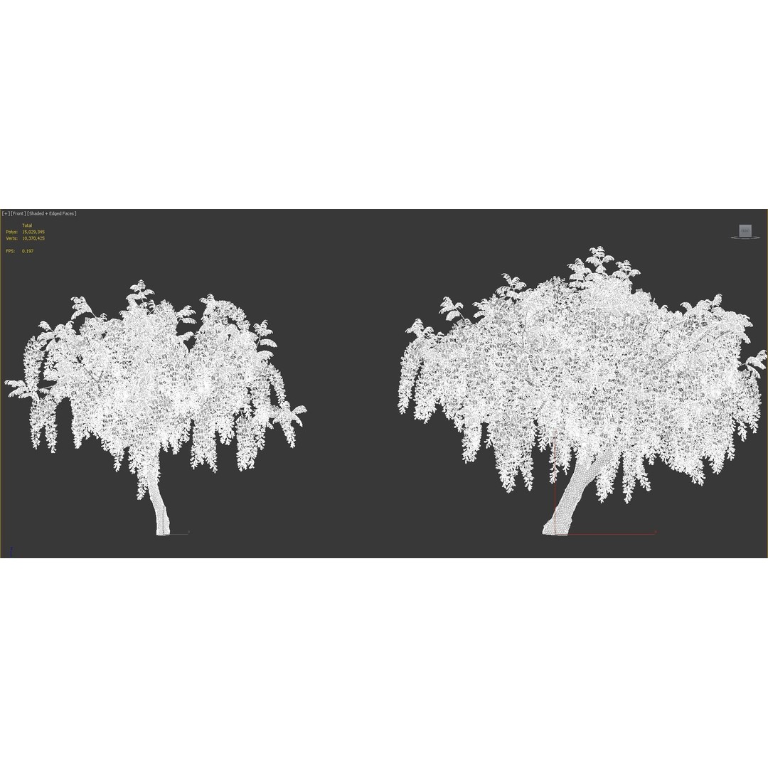 Japanese Plants 3D Model – High-Quality Bush Collection, FBX & GrowFX - View 70