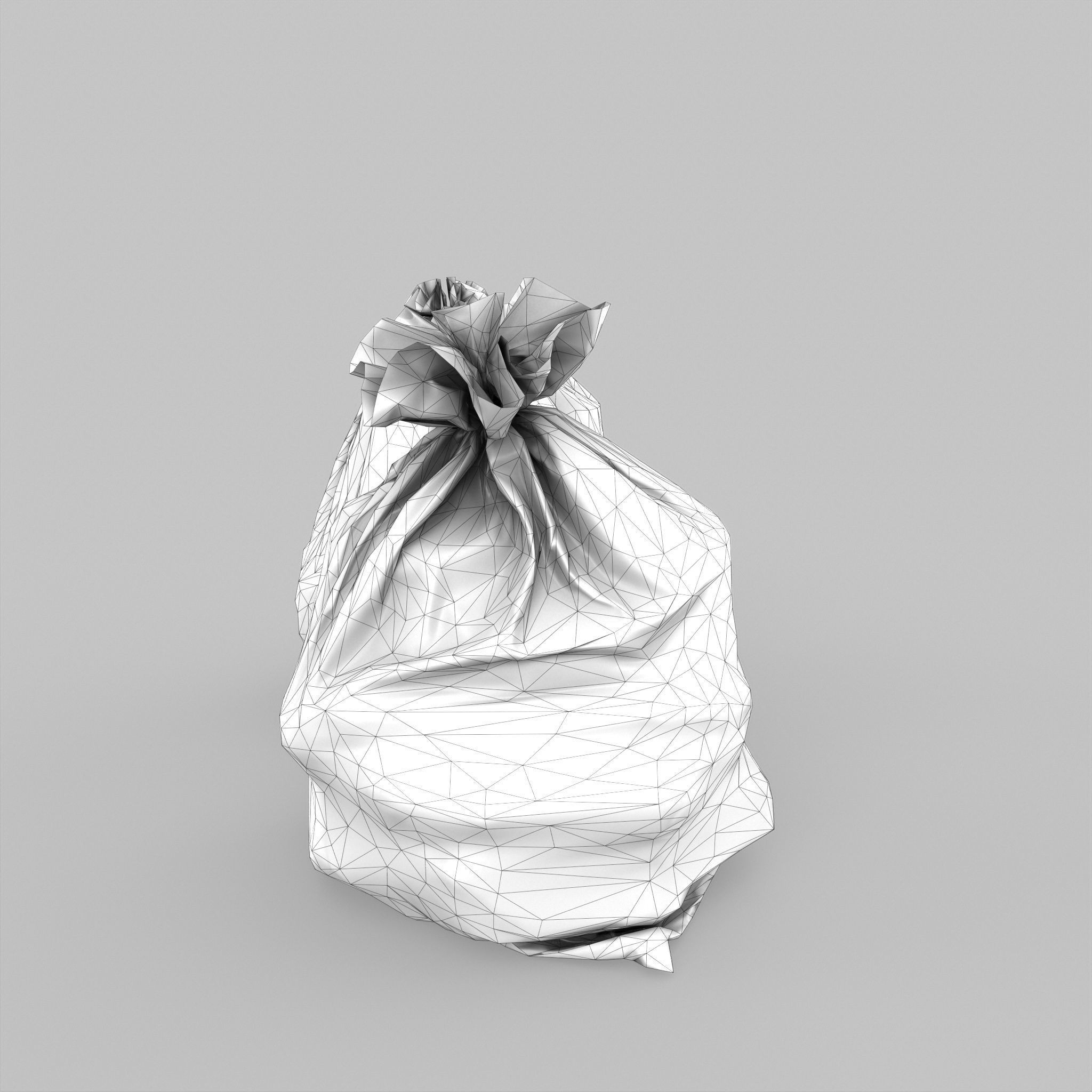 Biohazard Waste Bags - Low-Poly Game-Ready 3D Model