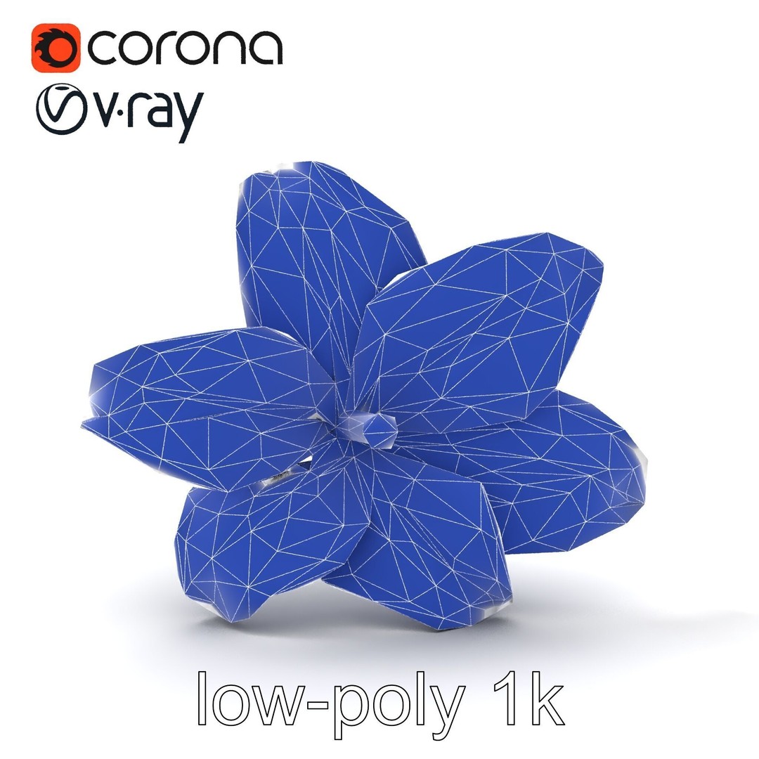 Freesia White Flower 3D Model – Realistic Low Poly Asset, FBX - View 30