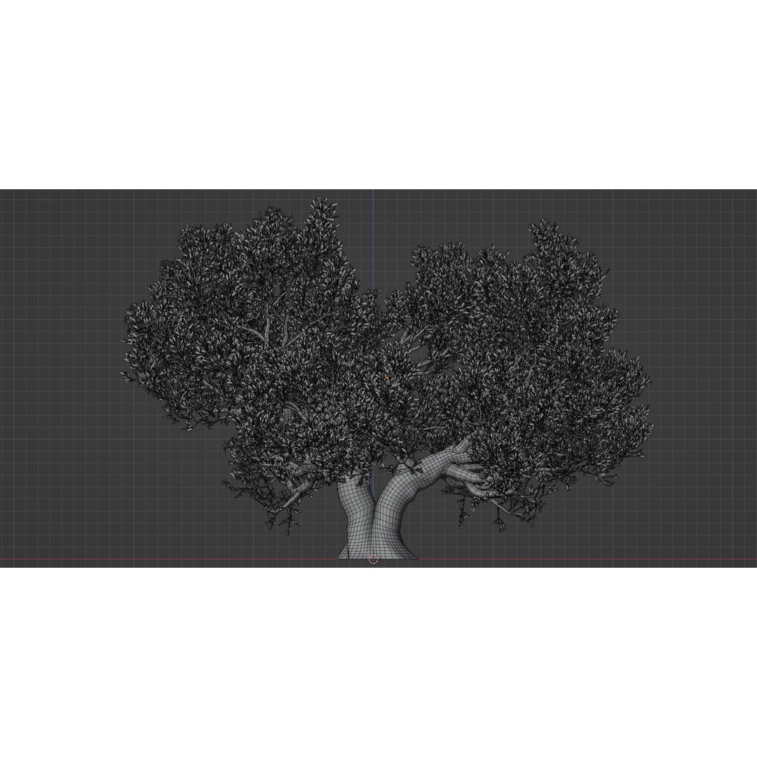 Natural Tree 3D Model – High Poly PBR Asset for Blender, FBX, OBJ - View 4