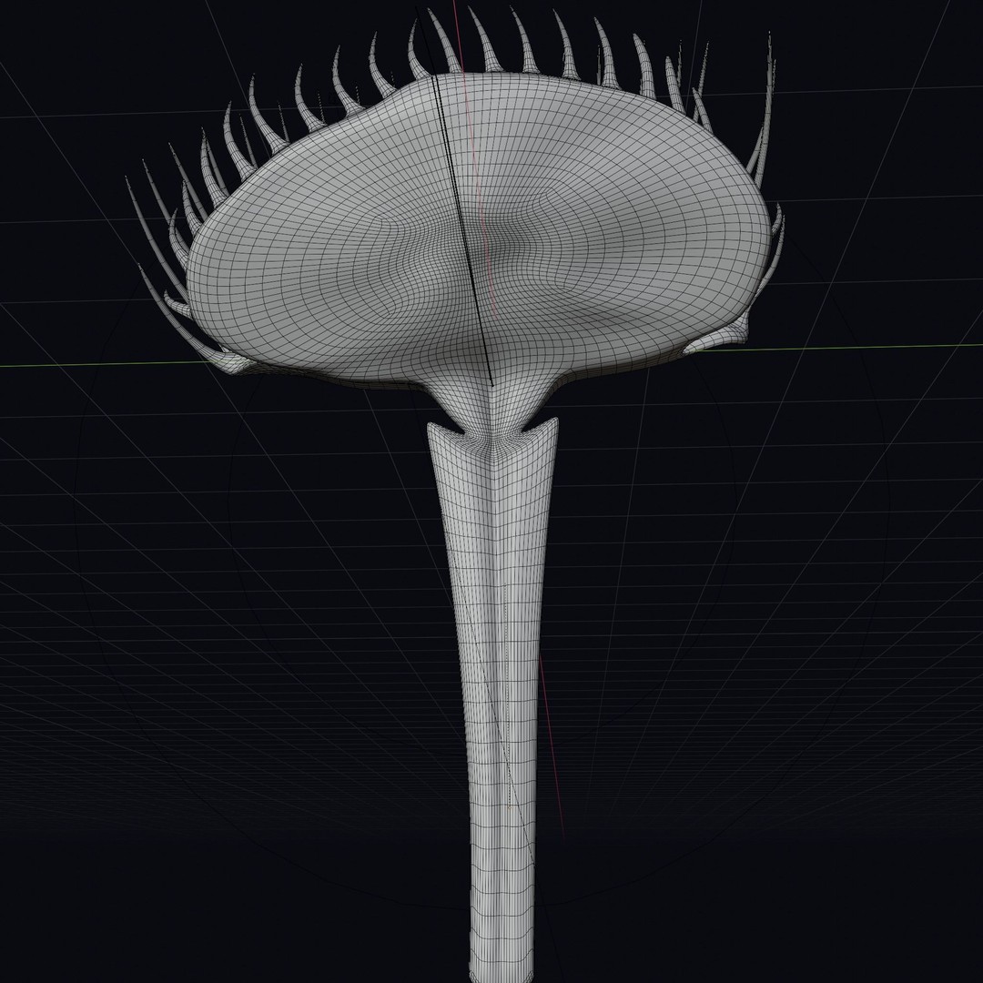 Venus Fly Trap 3D Model – Rigged Low-Poly Game Asset, FBX, Blender - View 19