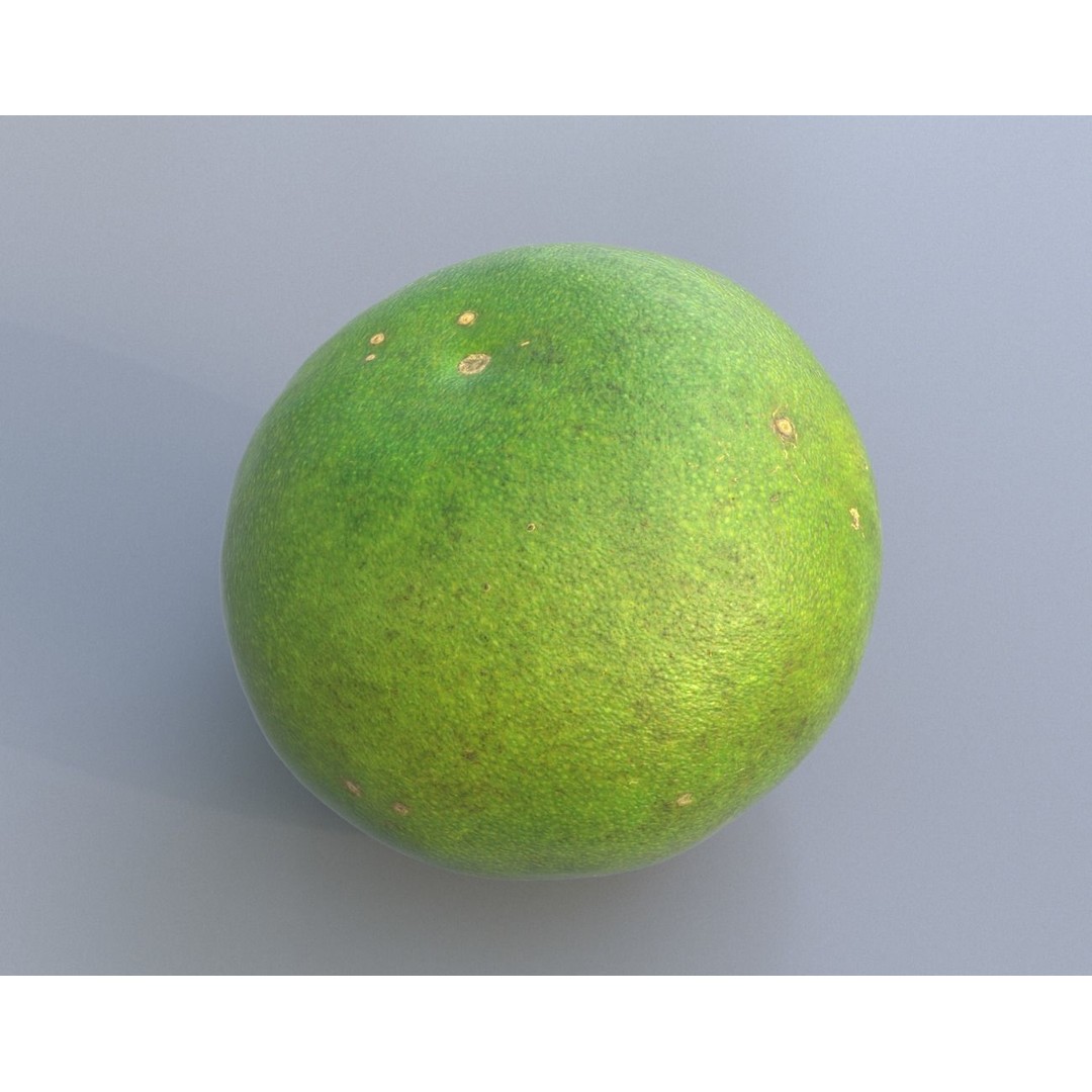 Sweet Lemon 3D Model – Low Poly Photogrammetry Asset, FBX, OBJ - View 10