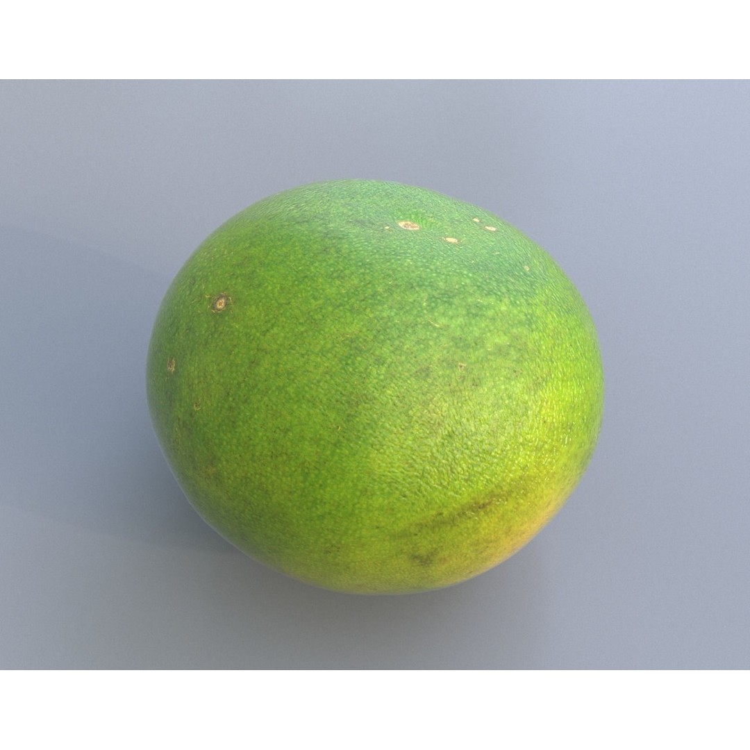 Sweet Lemon 3D Model – Low Poly Photogrammetry Asset, FBX, OBJ - View 11