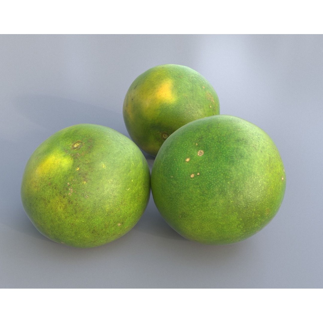 Sweet Lemon 3D Model – Low Poly Photogrammetry Asset, FBX, OBJ - View 5